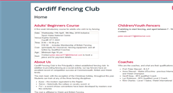 Desktop Screenshot of cardifffencing.org