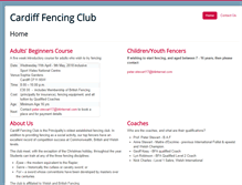 Tablet Screenshot of cardifffencing.org